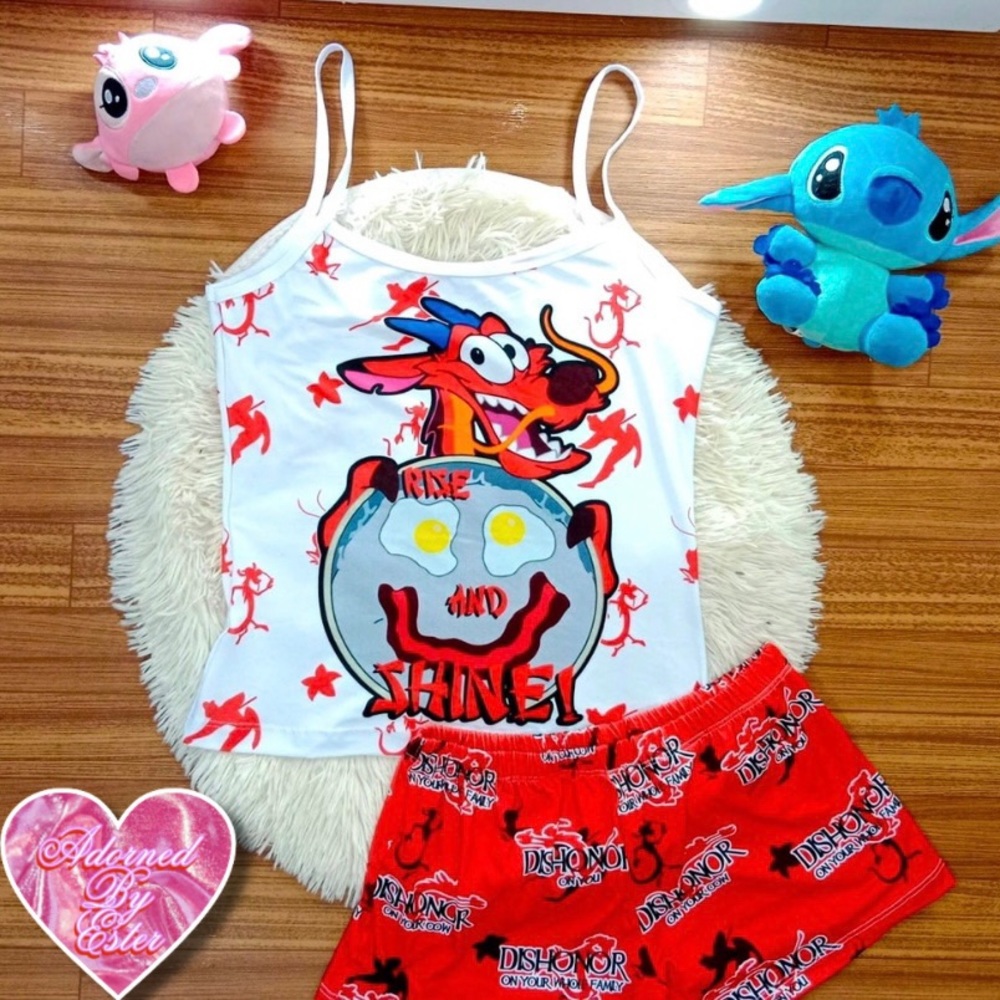 Mushu from Mulan Pijama